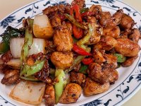 Chicken Green Pepper in Chilli Sauce