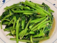 Spinach in Garlic sauce