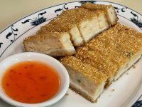 Prawns on Toast with Sesame Seeds